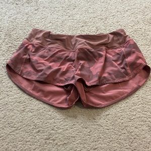 Lululemon speed up shorts 2.5 inch inseam